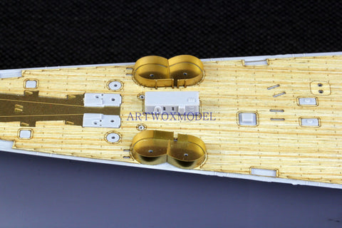 Artwox model wooden deck for Hobby boss 86513 US Navy Alaskan cruiser wooden deck AW10139