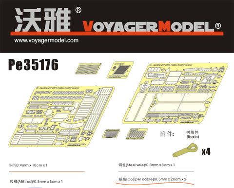 Voyager PE35176 Metal Etch for Medium-Term upgrade and Transformation of Warcraft driven by Hunters (DRT)