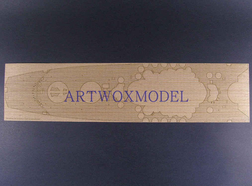 ARTWOX Model Wooden Deck for Tamiya 78014 large and number battleships revised wooden deck AW10076
