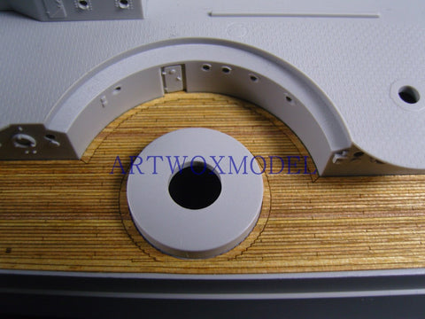 Artwox model wooden deck for trumpeter 03702 Bismarck battleship wooden deck AW30003A