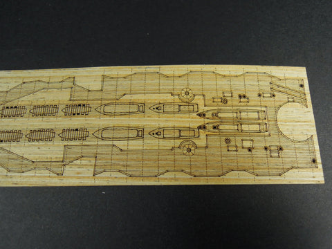 Artwox model wooden deck for Hasegawa 110 Japanese warship than Rui Wood Deck AW20126