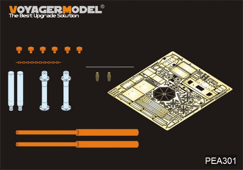 Voyager PEA301 M1070 heavy metal tank vehicle armoured IED interference antenna metal etch