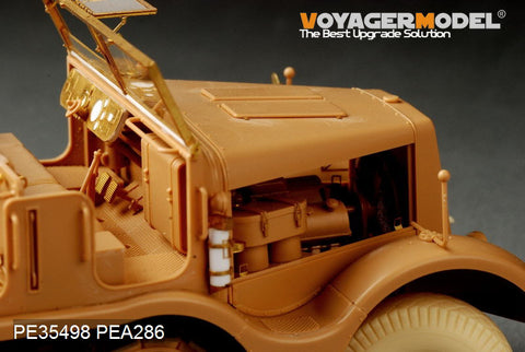 Voyager PE35498 Sd.Kfz.9 18 ton semi crawler tractor upgrade with metal etchant