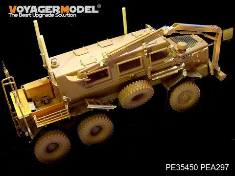 Voyager PE35450 "buffalo" 6X6 long range Minefield Detection System demining vehicle metal etching parts