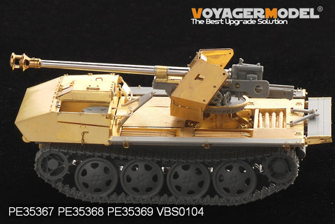 Voyager Model Metal Etching Sheet PE35367 stair RSO self propelled antitank gun upgrade base metal etch