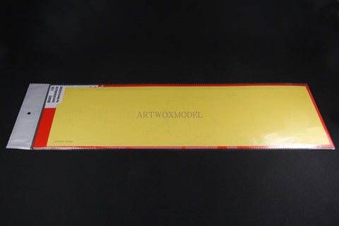 Artwox model wooden deck for Trumpeter 82002 Japan Sancha Battleship 1902 3M Cover Paper AM30004