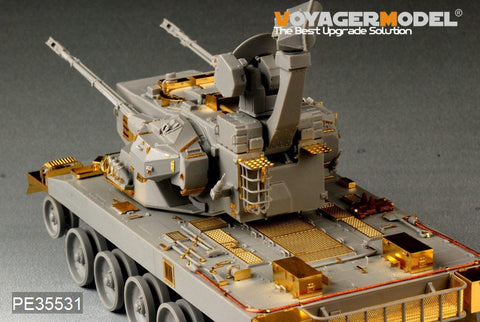 Voyager PE35531 87 type 35mm self propelled antiaircraft artillery air defense system upgrade metal etching Kit