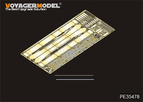 Voyager model metal etching sheet PE35478 M24 "Xia Fei" light combat vehicle upfront fender upgraded metal etch