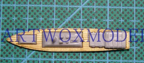 Artwox model wooden deck for Kyohko Hasegawa 40021 Japanese three hat battleship wooden deck AW10019