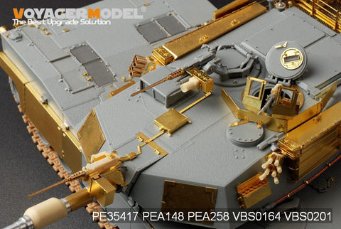 Voyager model metal etching sheet PE 35417 m1 a1 tusk 1 Abrams main battle tank upgrade metal etching kit