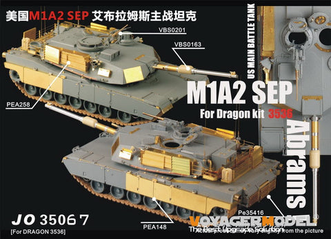 Voyager model metal etching sheet JO35067 M1A2 SEP "Abrams" main battle tank super value metal etching parts