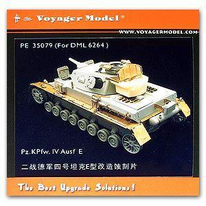 Voyager PE 35079 World War II German No. 4 tank E etching upgrade kit