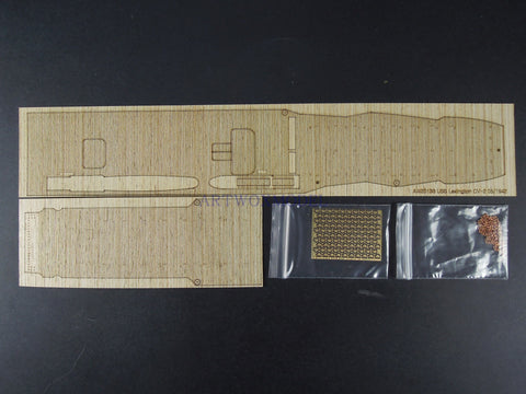 Artwox model wooden deck for trumpeter 05716 U.S. CV-2 aircraft carrier Lexington 1942 wooden deck AW20133