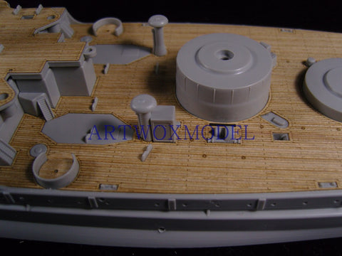 Artwox model wooden deck for Hobbyboss 86501 American BB-39 Arizona 1941 Wood Deck AW10060