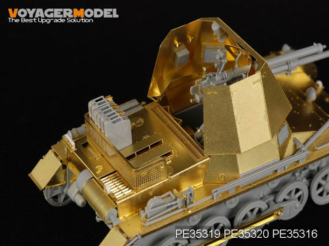 Voyager model metal etching sheet PE35319 1 type B mounted 47mm self propelled antitank gun upgrade metal etching parts