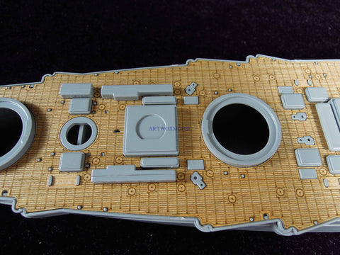 Artwox model wooden deck for Zvezda 9040 Russian Imperial Navy Sevastopol Wood Deck AW10069