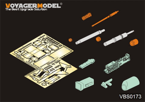 Voyager model metal etching sheet VBS0173 M1A1 / A2 Metal barrel and M2 coaxial machine gun for main battle tanks