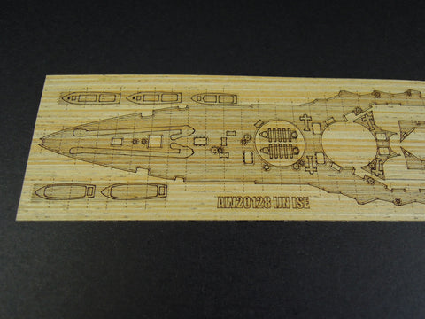 ARTWOX Model Wooden Deck for Hasegawa 119 Japanese naval aviation warship Ise wood deck AW20128