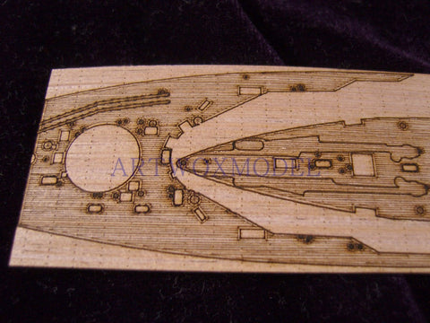 Artwaux Fujimi 431116 battleship wooden deck AW20081