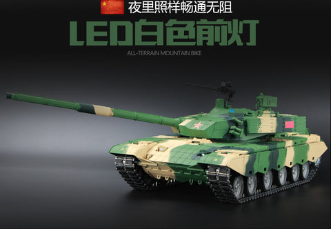 HengLong 1/16 China 99A main battle tank 3899A-1 remote control metal model 2.4 G parade wolf toy