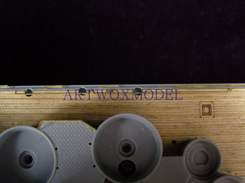 Artwox model wooden deck for Tamiya 78025 big and battleship new PE suite wooden decks AW10050A