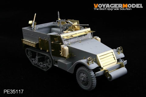 Voyager model metal etching sheet PE35117 M2 half-track armoured transport vehicle etching upgrade kit