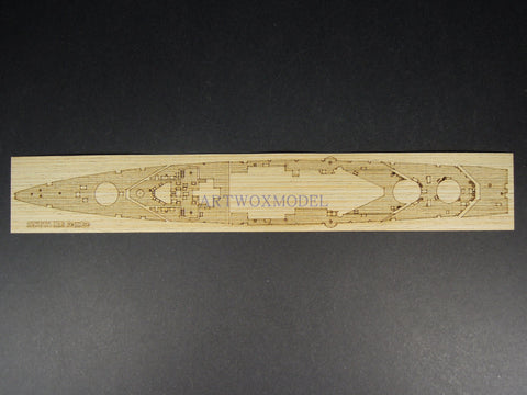 Artwox model wooden deck for tamiya 31617 - inch counterattack battle cruiser wood deck aw 20121
