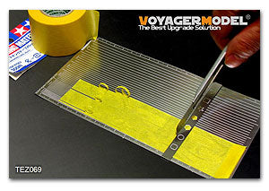 Voyager model metal etching sheet tez 069 simple cover sticker engraving jig 1 ( universal )