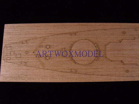 Artwox model wooden deck for Academy 14103 Admiral Graf Spee wooden deck AW10049