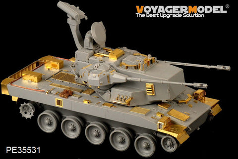 Voyager PE35531 87 type 35mm self propelled antiaircraft artillery air defense system upgrade metal etching Kit