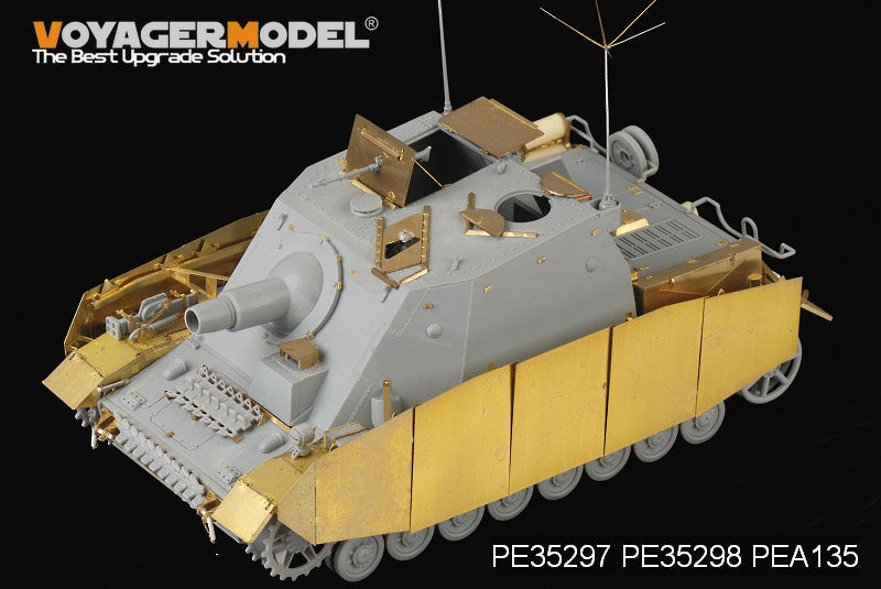 Voyager PEA135 4 assault vehicle "grizzly" medium side additional armor plate metal etch.