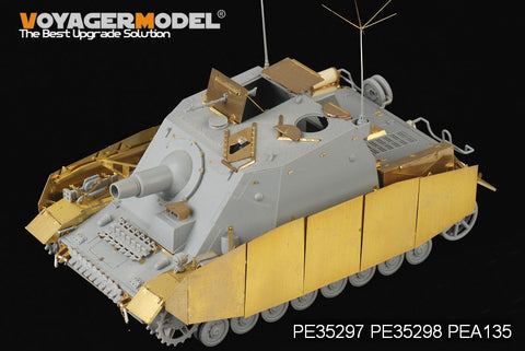 Voyager PEA135 4 assault vehicle "grizzly" medium side additional armor plate metal etch.