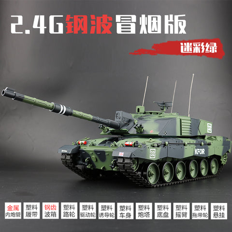 HengLong 1/16 large scale simulation British challenger II2 remote control tank 2.4G metal model toys 3908-1