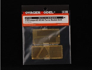 Voyager model metal etching sheet AP006 Leopard 2A5/A6 main battle tank turret sundries barrier metal etch