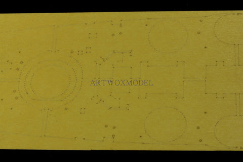 Artwox model wooden deck for Trumpeter 86509 British USS Agamemnon 3M cover paper AM10024