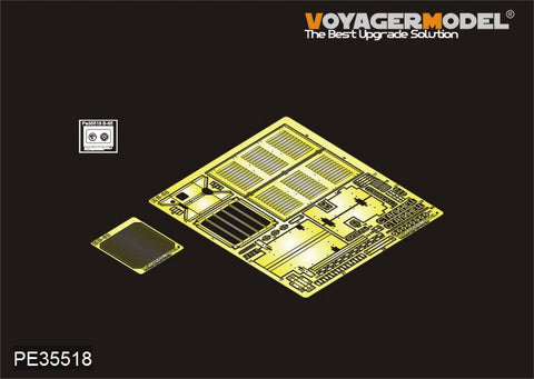 Voyager model metal etching sheet PE35518 PE35518 metal etch for Soviet ChTZ S-65 tracked agricultural tractors