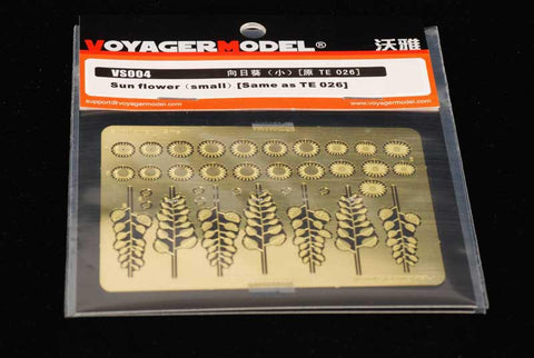 Voyager model metal etching sheet vs 004 sunflower ( small ) ( original te 026 )