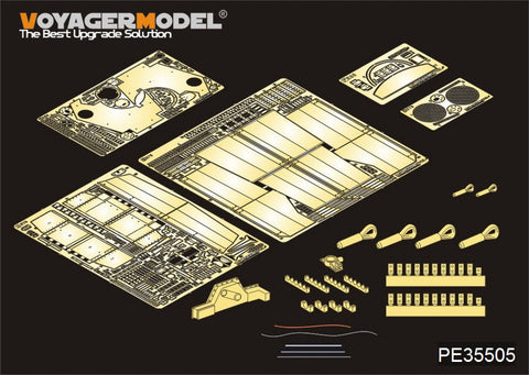 Voyager PE35505 World War II German E-50 plan upgrade of the chariot with metal etch (trumpeter)