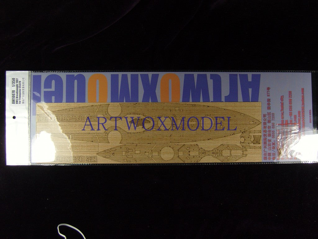Artwox model wooden deck for trumpeter 05328 British fearless warship wooden deck AW10070