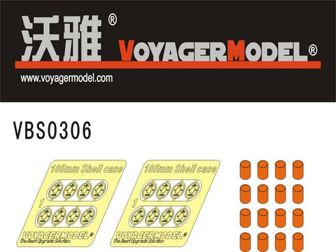 Voyager VBS0306 World War II German 105mm howitzer launches cartridge with metal shell.