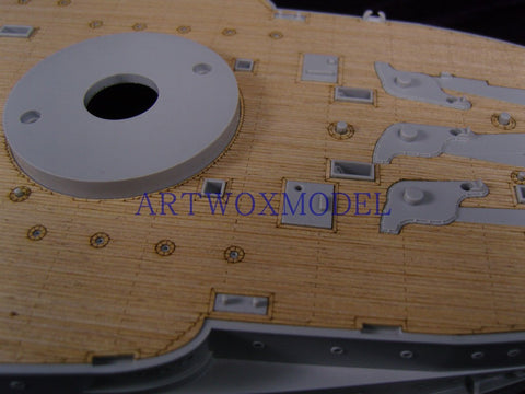 Artwox model wooden deck for trumpeter 03701 American Arizona battleship BB-39 1941 wooden deck AW30001