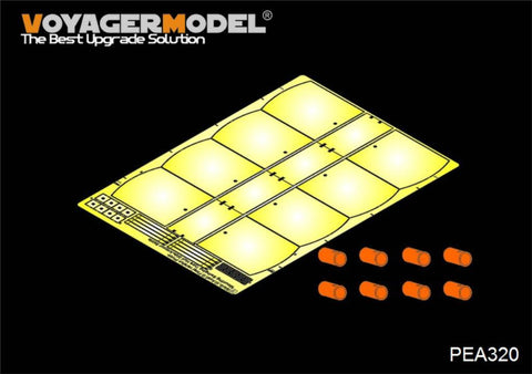 Metal etching for swing additional side loading deck for final production of the Voyager model metal etching sheet PEA320 3 assault gun