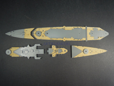 Artwox model wooden deck for tamiya 31617 - inch counterattack battle cruiser wood deck aw 20121