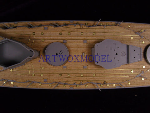 Artwox model wooden deck for ICM/S002 German Battleship Election Wooden Deck AW10065