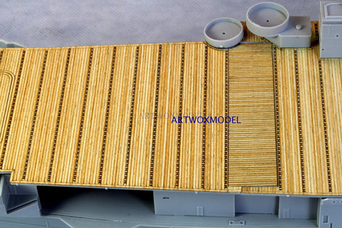 Artwox model wooden deck for MERIT 65302 American CV-6 enterprise aircraft carrier blue wooden deck AW10131A