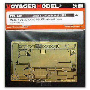 Voyager model metal etching sheet PEA250 LAV-25SLEP metal etch for exhaust armor of wheeled armored reconnaissance vehicle