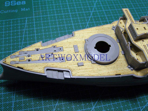 Artwox model wooden deck for Kyohko Hasegawa 40021 Japanese three hat battleship wooden deck AW10019