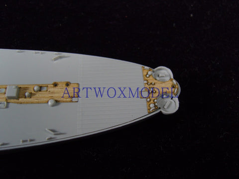 Artwox model wooden deck for Trumpeter 05702 USS New Jersey 1983 wooden deck AW20049