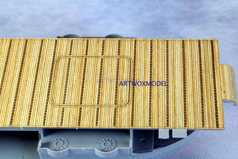 Artwox model wooden deck for MERIT 65302 American CV-6 enterprise aircraft carrier blue wooden deck AW10131A