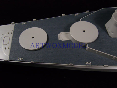 Artwox model wooden deck for trumpeter 05307 USS Alabama wood deck aw 10054